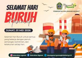 Selamat Hari Buruh 1 Mei 2026: Apresiasi Setinggi-tingginya untuk Pekerja di Kalurahan Ngunut